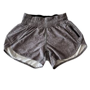 Lululemon Tracker Shorts Size 4 Gray Running Track Athletic Sport
